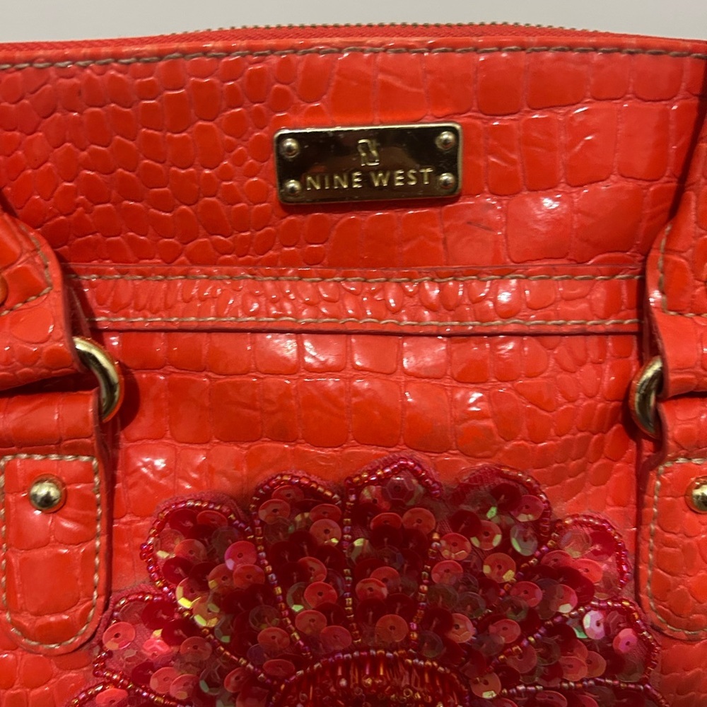 Nine West Coral Floral Y2K Bag - Picture 2 of 9